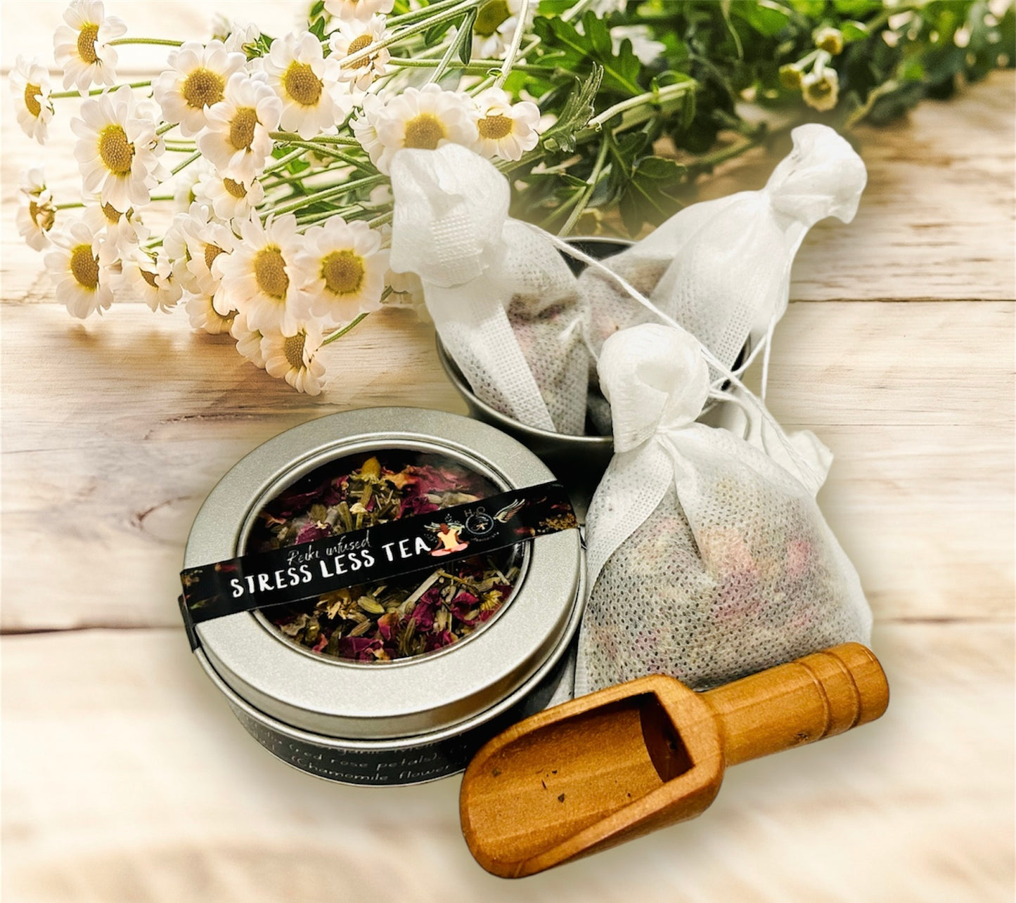Reiki Infused Stress Less Tea
