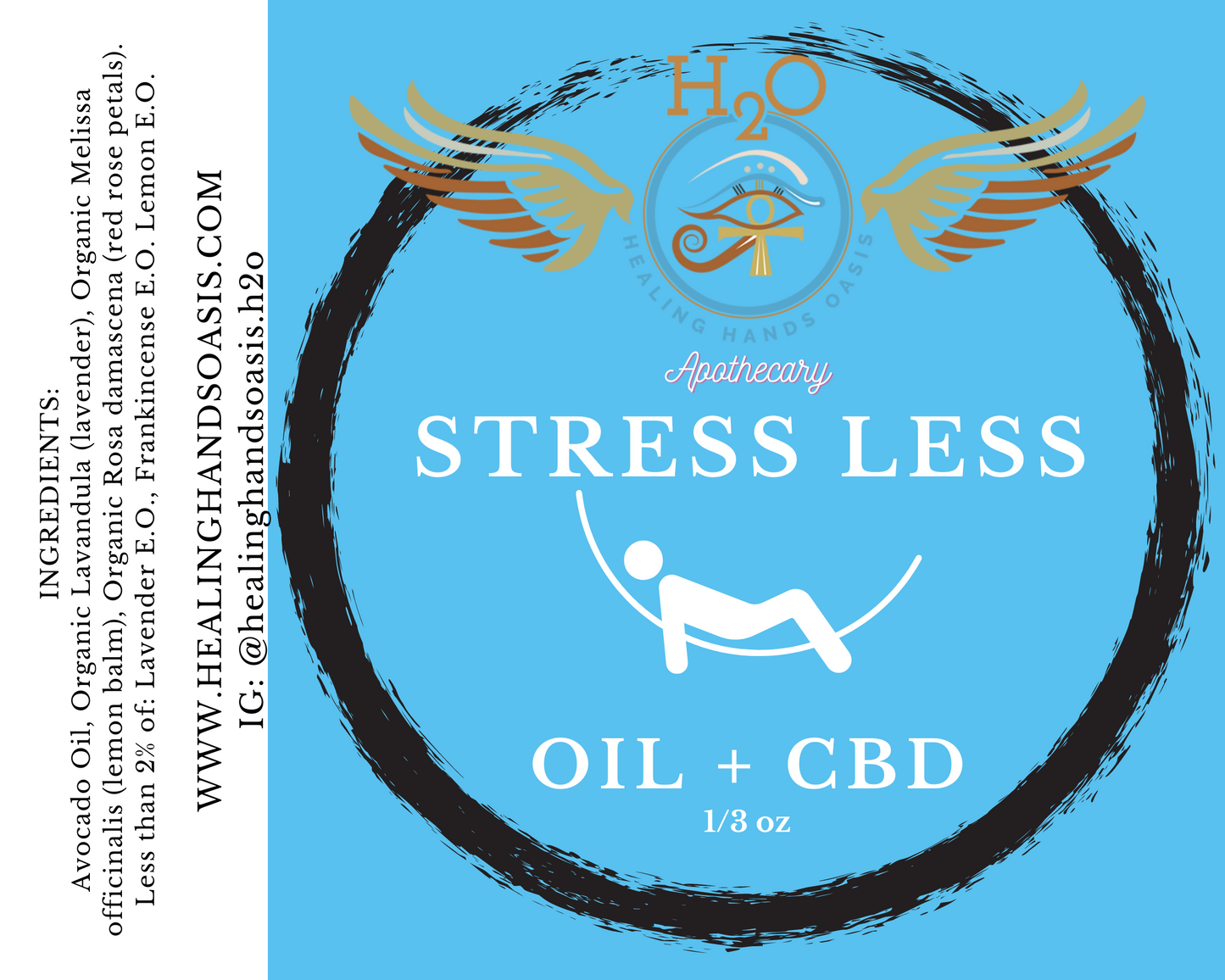 Stress Less Reiki Oils + Full Spectrum Hemp Oil